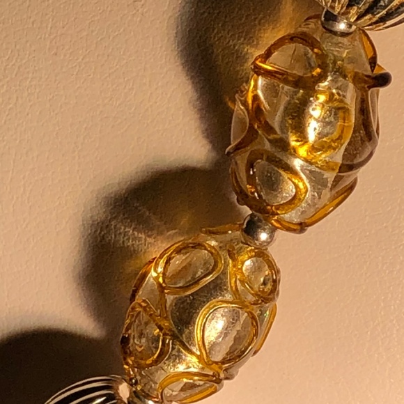 ARTE D`ARGENTO STERLING  24" MURANO GLASS NECKLACE - Picture 3 of 5